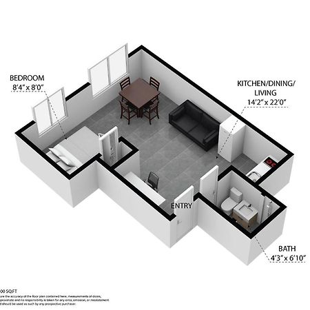 Chic Large Studio Apt Near Ocean Drive South Beach Miami Beach Exterior photo
